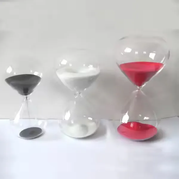 Popular Clear Sand Timer Hourglass Parts Wholesale