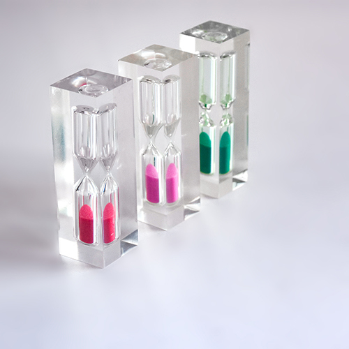 XBH-81204 创意3分钟水晶胶时间沙漏计时器小礼品