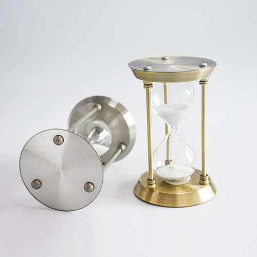 XBH-81110 Antique 15 min/30 min metal Sand Timer Hourglass