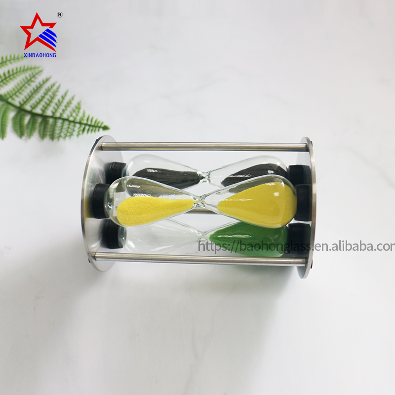 XBH-81103 Wholesale metal frame Sand Timer 2 3 5 min