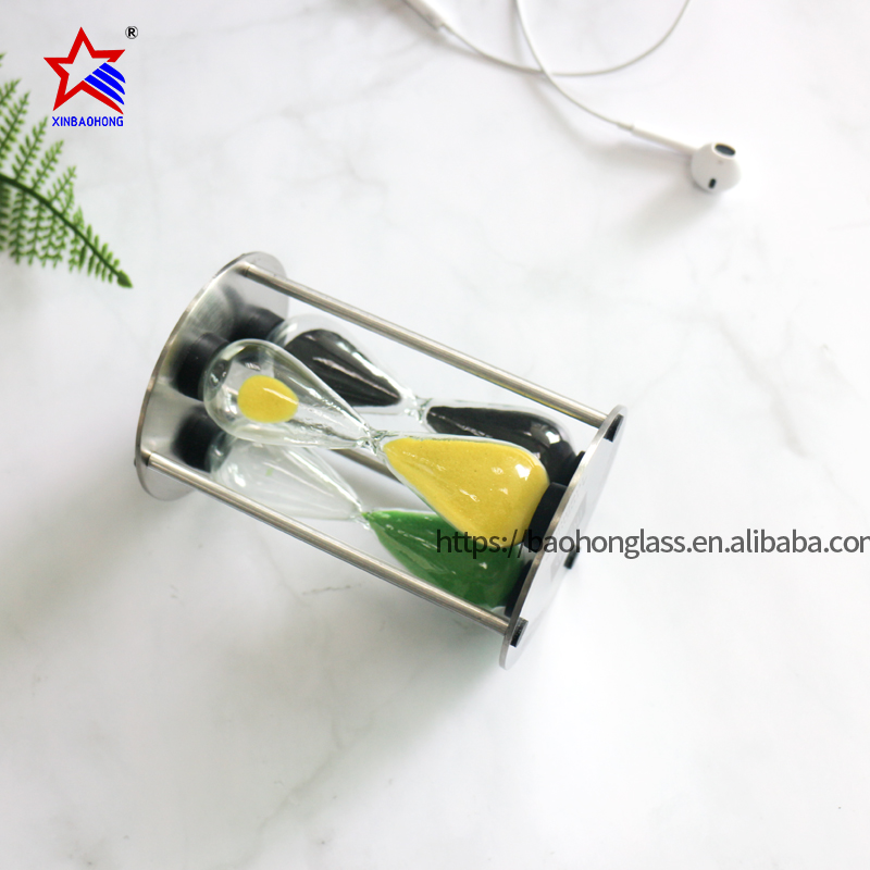 XBH-81103 Wholesale metal frame Sand Timer 2 3 5 min
