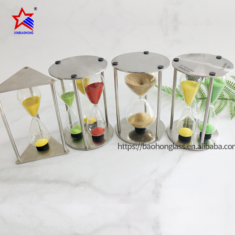 XBH-81103 Wholesale metal frame Sand Timer 2 3 5 min